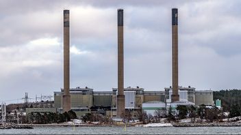 Det oljeeldade Karlshamnsverket i Stillerydshamnen i Karlshamn agerar reservkraftverk åt Svenska kraftnät. Foto: Johan Nilsson/TT