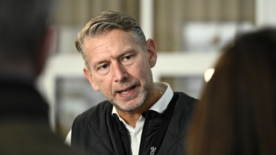 Northvolts medgrundare Peter Carlsson. Foto: Christine Olsson/TT.