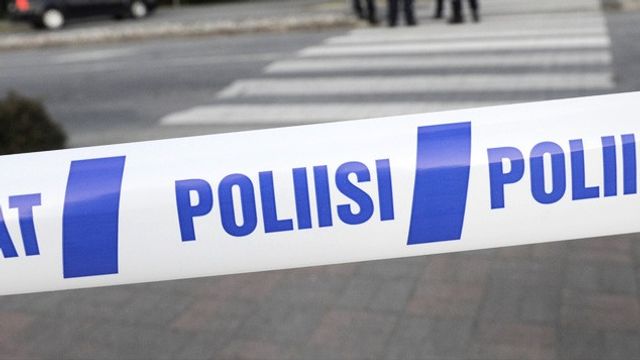 Stort polispådrag vid skolan. Arkivbild. Foto: TT