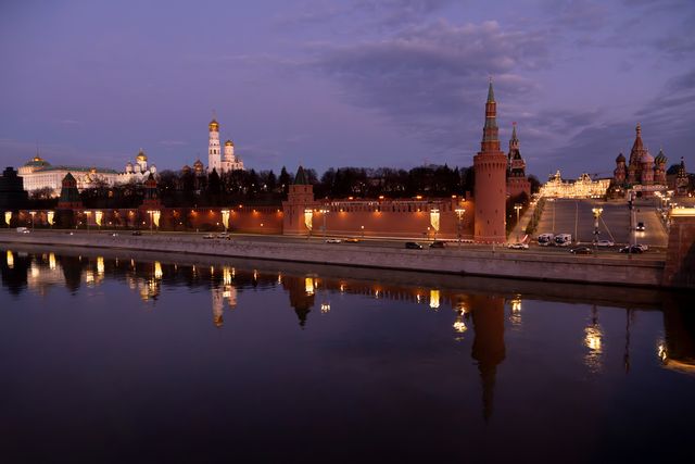 En dödlig explosion har ägt rum i Moskva. På bilden syns maktcentret Kreml. Aleksandr Zemlianitjenko/AP/TT