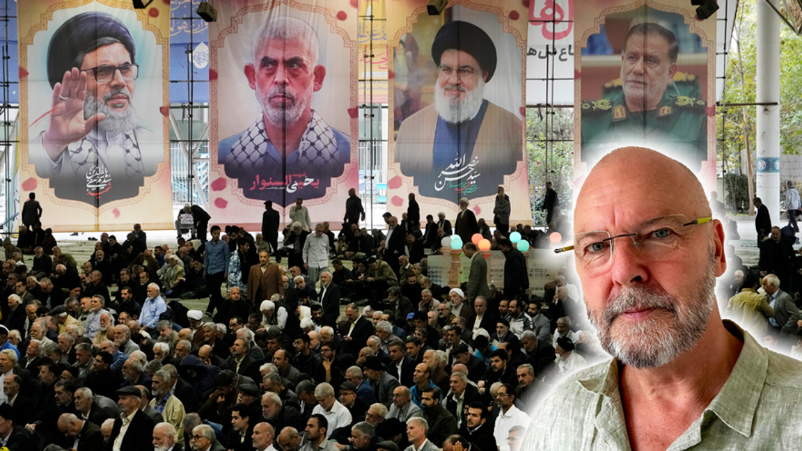 Fred i teorin, krig i praktiken. Foto: Vahid Salemi / TT