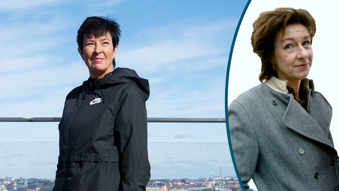 Mona Sahlin fick stöd av nätverket Stödstrumporna. Foto: Jack Mikrut och Fredrik Sandberg/TT/