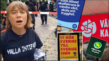 Greta Thunberg har just avslutat en uppmärksammad Palestinaturné i Tyskland. Foto: Skärmdumpar X/partierna
