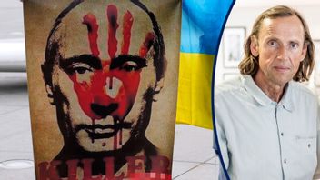 Putin hör hemma i en cell. Foto: Petros Karadjias/AP