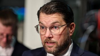 Sverigedemokraternas partiledare Jimmie Åkesson (SD). Arkivbild. Caisa Rasmussen/TT