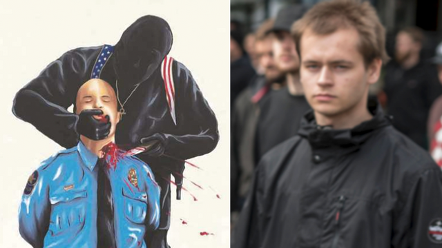25-årige Jim Holmström döms till tre och ett halvt års fängelse. Foto: Polisen/Antifa