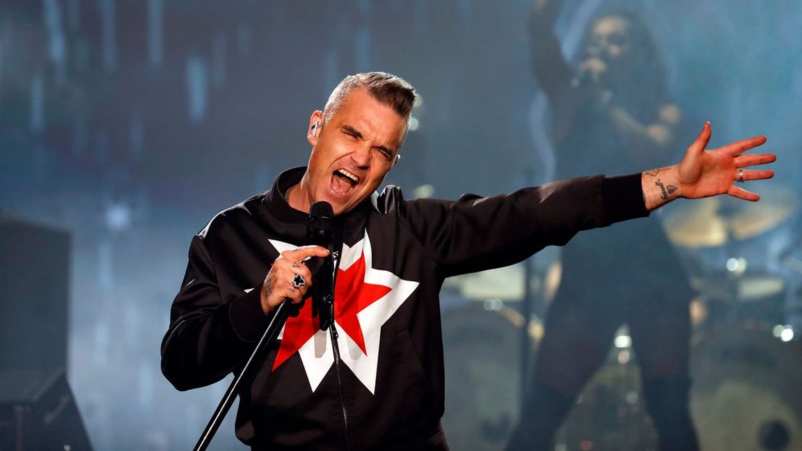 Robbie Williams. Foto: Eduardo Verdugo/AP/TT