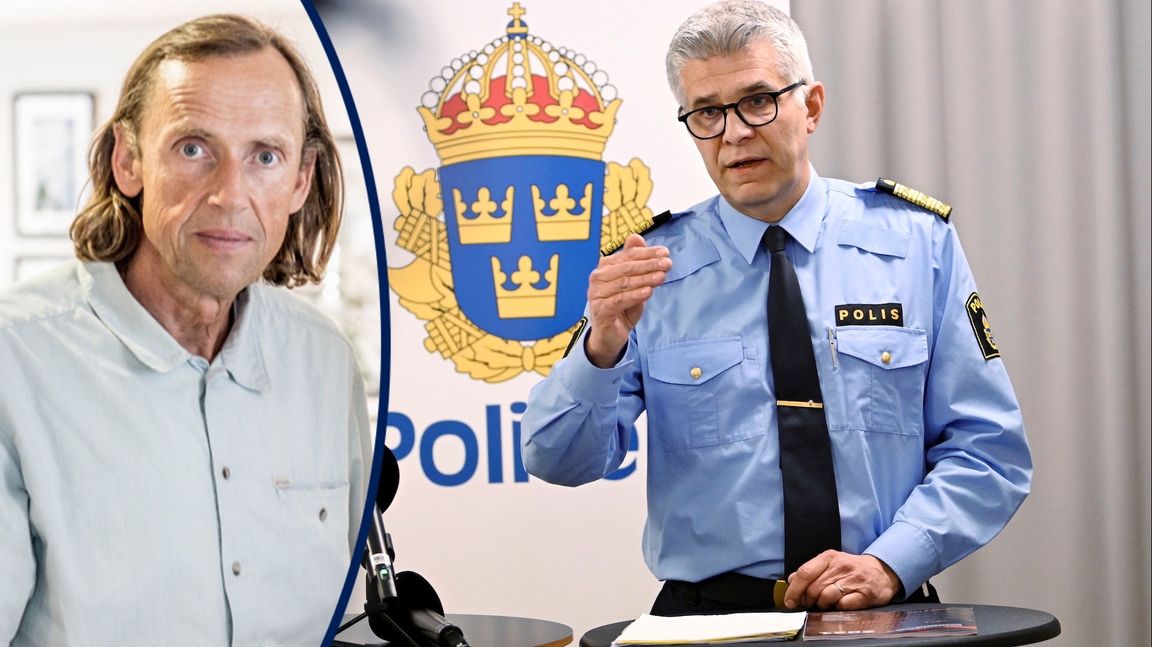 Rikspolischef Anders Thornberg hävdar att det myndighetsgemensamma arbetet mot organiserad brottslighet får allt större effekt. Foto: Anders Wiklund/TT