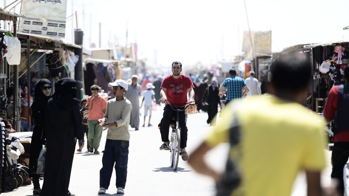 Ett flyktingläger i Jordanien.
Foto: Henrik Montgomery/TT