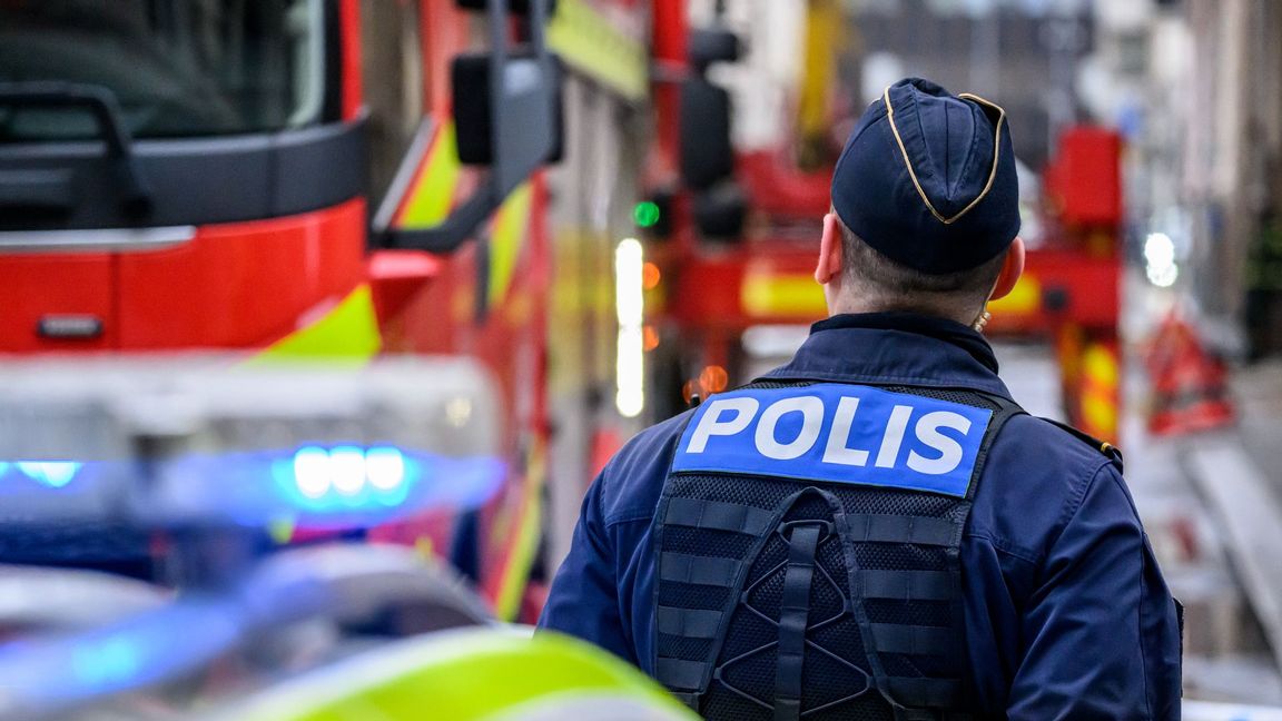 Genrebild. Räddningstjänst vid utryckning. Foto: Johan Nilsson/TT