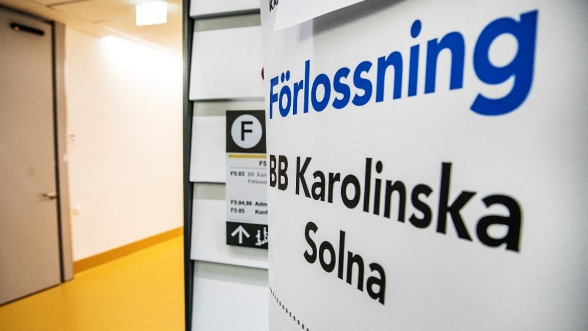 BB Karolinska Solna, förlossning. Arkivbild. Foto: Tomas Oneborg/SvD/TT