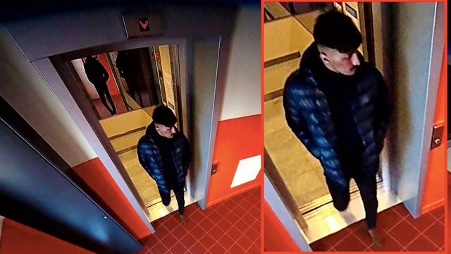 Polisen söker mannen på bilden från övervakningskameror. Foto: Polisen
