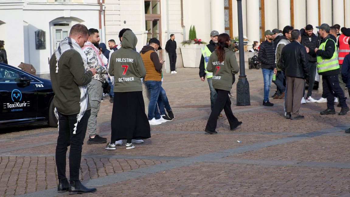 Palestinademonstration i Göteborg Foto: Sverigebilden