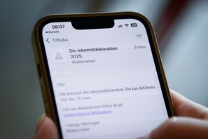 Det är problem att logga in hos Skatteverket på tisdagsmorgonen. Arkivbild. Lars Schröder/TT