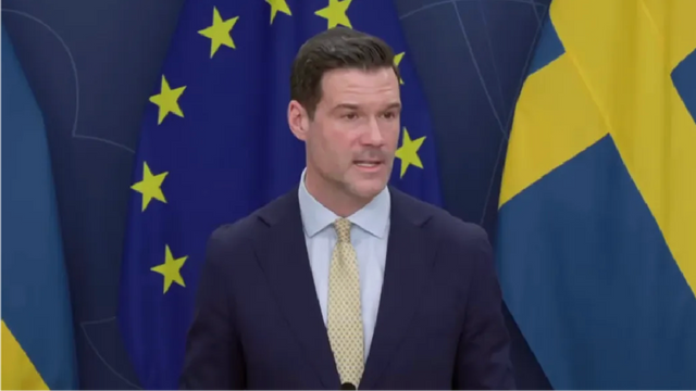 Migrationsminister Johan Forssell (M). Foto: Regeringskansliet/YouTube