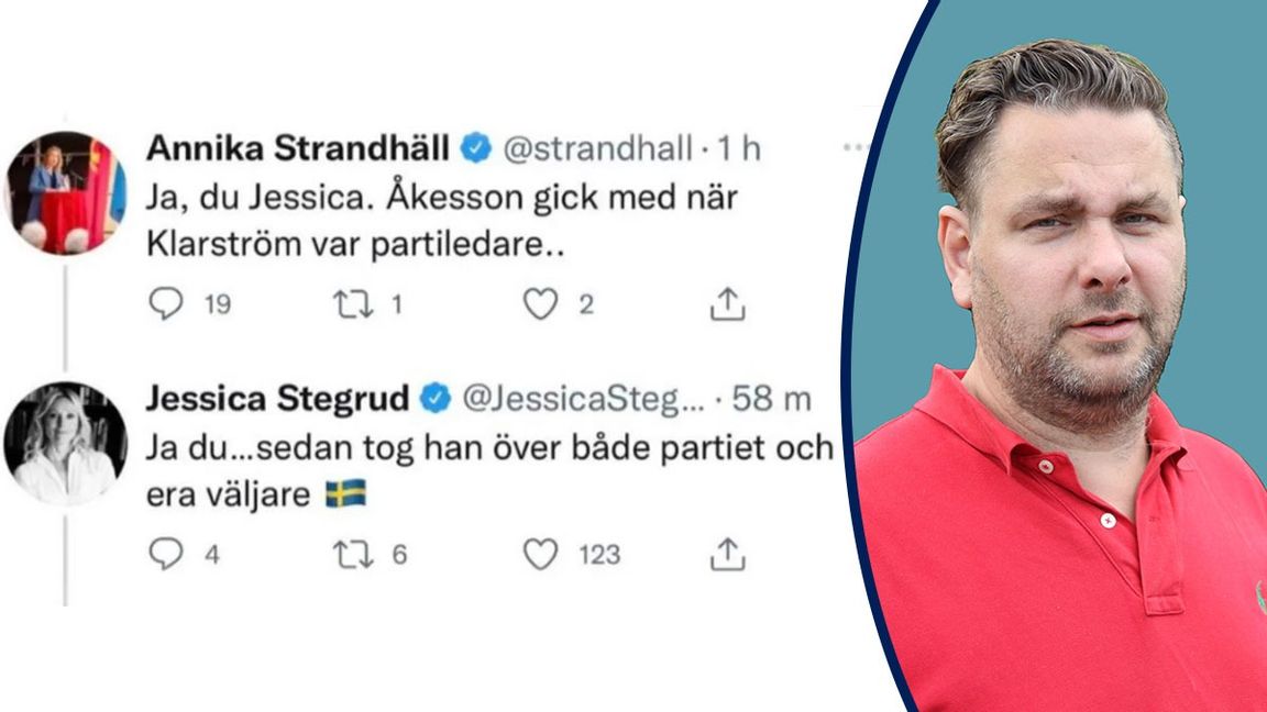 Skärmdump från Twitter. 