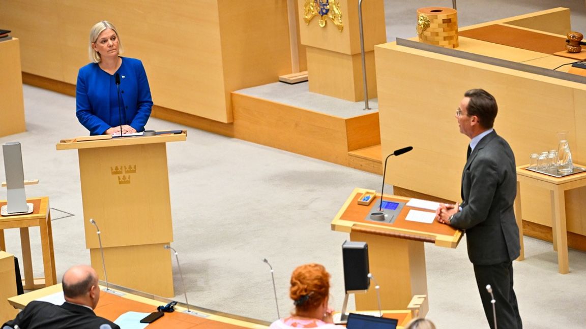 Det är viktigt för väljarna att få besked om hur regeringsalternativen är. Foto: Anders Wiklund/TT