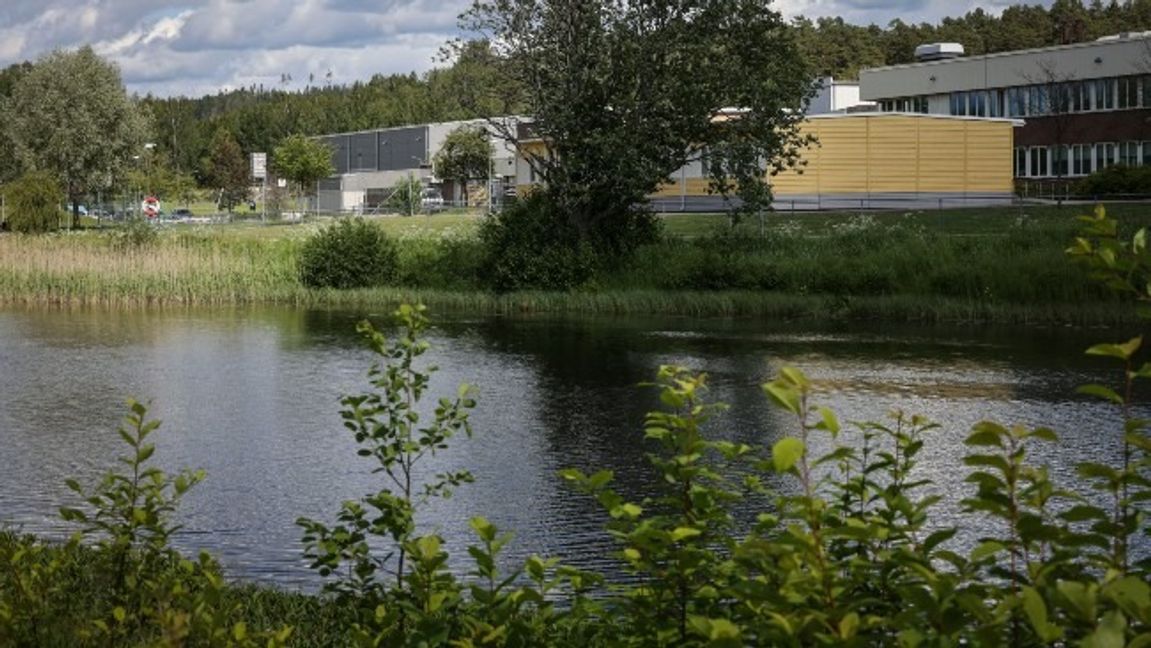 Älven i Hagfors där pojken hittades. Foto: Joachim Lagercrantz/TT