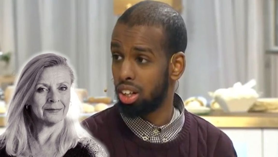 Rashid Musa. Foto: Skärmbild Nyhetsmorgon.