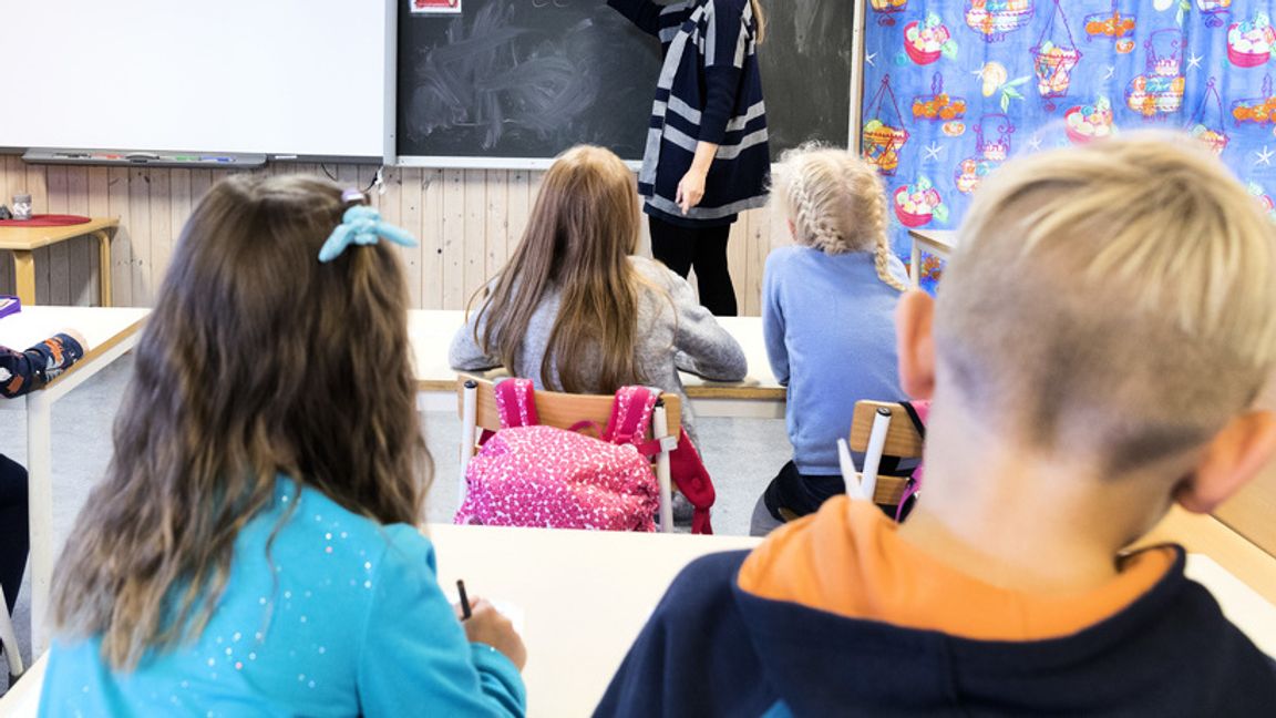 Förskoleklass kan ersättas med en första årskurs i skolan. Arkivbild Gorm Kallestad/NTB/TT