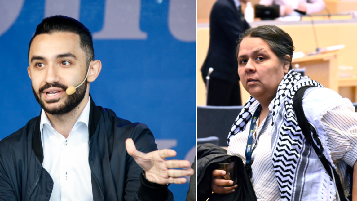 Riksdagsledamoten Daniel Riazat (V), lämnar partistyrelsen till följd av kaoset kring partikollegan Lorena Delgado Varas. Foto: Christine Olsson/ Jonas Ekströmer/TT