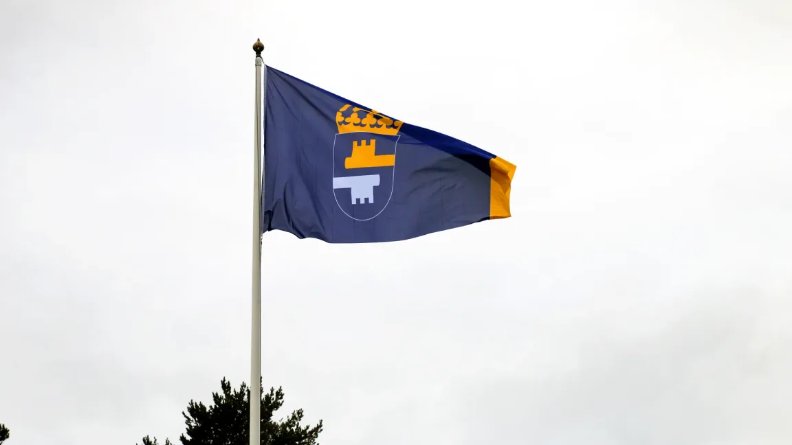 Kriminalvårdens flagga. Bild: Pressbild.