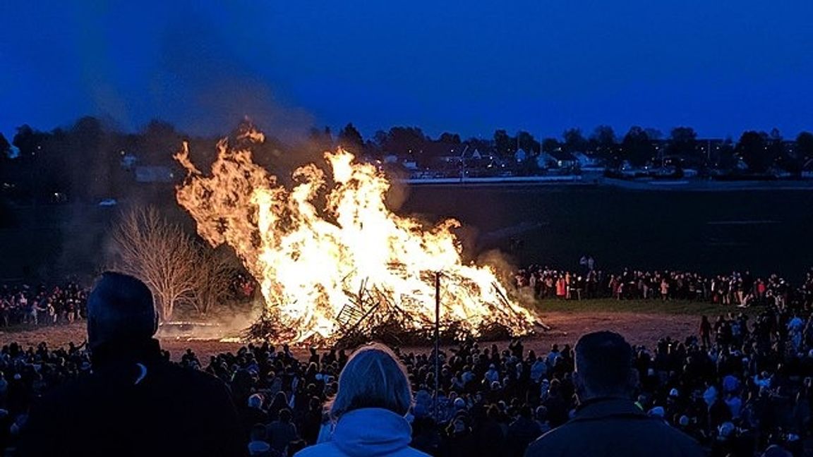 Valborg i Uppsala. Foto: Brian Silvi (CC BY-SA 4.0)