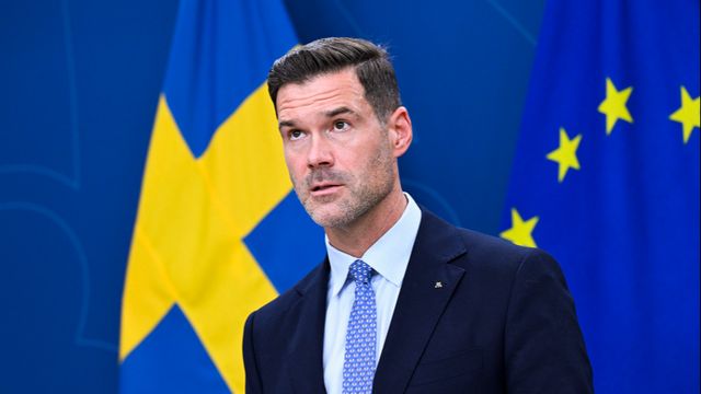 Migrationsminister Johan Forssell (M). Arkivbild. Jessica Gow/TT