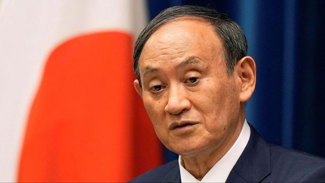 Japanese Prime Minister Yoshihide Suga speaks during a news conference at prime minister’s official residence in Tokyo. Broadcaster NHK says Friday, Sept. 3, 2021, Suga won’t run for party leader, hinting he will resign as Japanese leader at the end of September. Photo: Kimimasa Mayama/Pool Photo via AP/TT