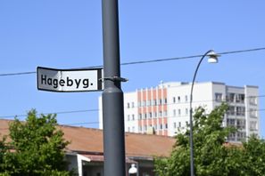 Säkerhetszon infördes i stadsdelen Hageby i Norrköping efter dubbelmordet i juni.Arkivbild Foto: Pontus Lundahl/TT