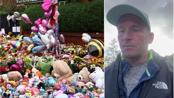 Jamie Michael gick ut i ilska på Facebook efter att tre barn på en danslektion mördades. Foto: Darren Staples/AP/TT/Skärmdump från Facebook