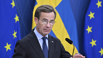 Liberalernas besked om att inte vilja släppa in Sverigedemokraterna i nästa regering stressar inte statsminister Ulf Kristersson. Foto: Christine Olsson/TT