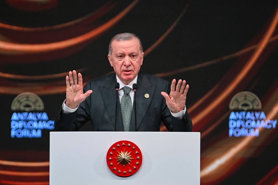 Turkiets president Recep Tayyip Erdogan. Foto: Mert Gokhan Koc/AP/TT