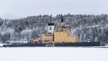 Atle, en av Sjöfartsverkets isbrytare. Arkivbild. Pontus Lundahl/TT