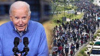 Joe Bidens migrationspolitik har lett till ett stort inflöde av migranter. Foto: Adam Bettscher/Edgar Clemente/AP