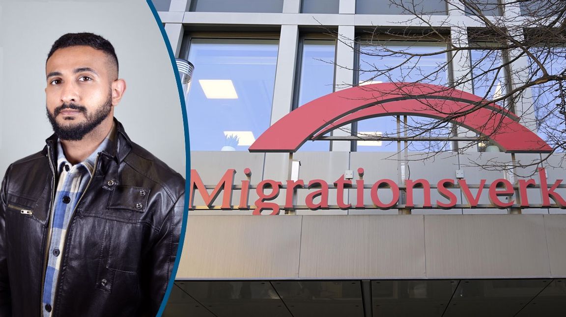 Migrationsverkets nationella servicecenter i Sundbyberg. Foto: Janerik Henriksson / TT /  Timmy Augustsson 