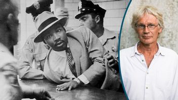 Dr. Martin Luther King grips av polis i Montgomery, Alabama, 1958. Foto: AP / Lars Strandberg