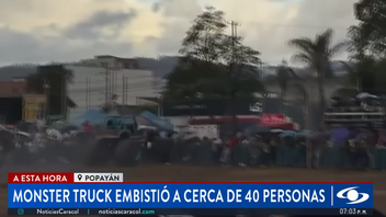 Bilder från Colombianska nyhetsbyrån Noticias Caracol. Fakismil Youtube