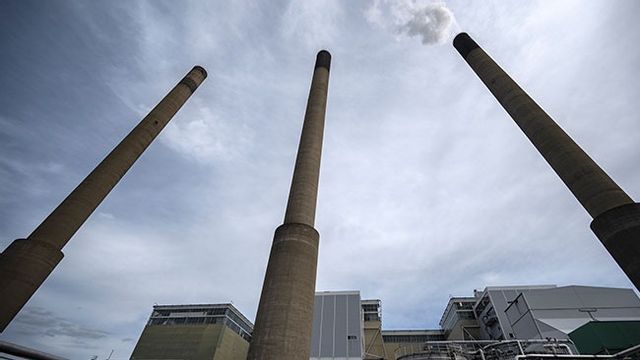 Karlshamnsverket, som på grund av en EU-förordning inte längre får användas som effektreserv. Bild: Johan Nilsson/TT 