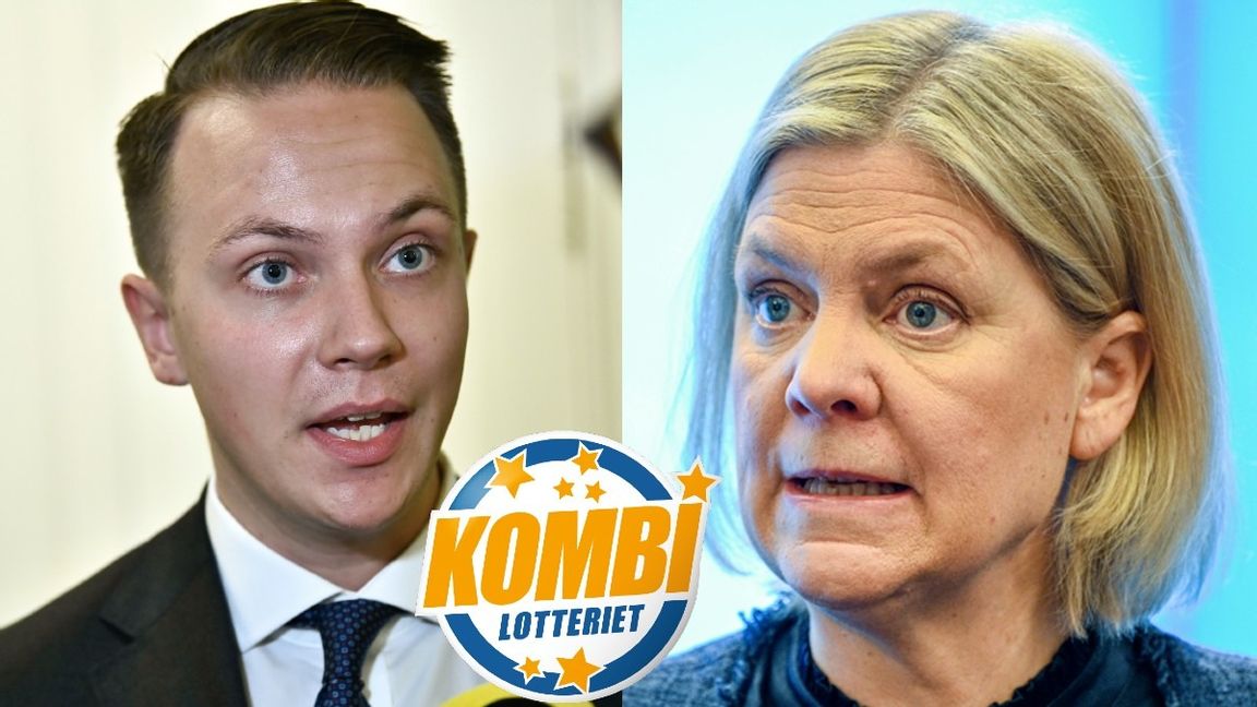 Regeringen tillsammans med SD vill strypa en stor del av Socialdemokraternas intäkter genom att förbjuda partipolitiska lotterier. Foto: Caisa Rasmussen/TT/Anders Wiklund/TT