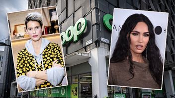 T.v Nina Rung, t.h Megan Fox. Bild: Johan Nilsson/TT/Jordan Strauss/Invision/AP Images