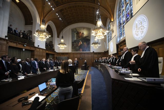 ICJ:s domare meddelar sitt beslut på onsdagen. Arkivbild. Foto: Peter Dejong/AP/TT