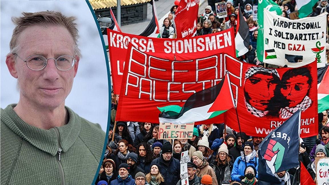 Hur ska man förstå vänsterns oreflekterade uppslutning bakom Palestina. Foto: Fredrik Persson/TT