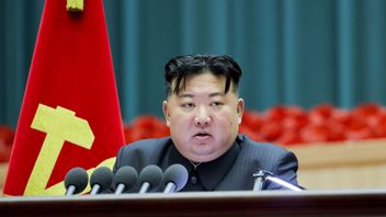 Nordkoreas diktator Kim Jong-un höll under söndagen ett känslofyllt tal om behovet av ökat barnafödande. Foto: Korean Central News Agency/Korea News Service/AP/TT