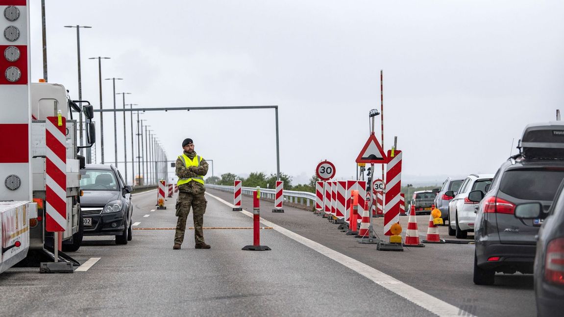 Danmark fortsätter med sina gränskontroller. Arkivbild. Foto: Johan Nilsson/TT.