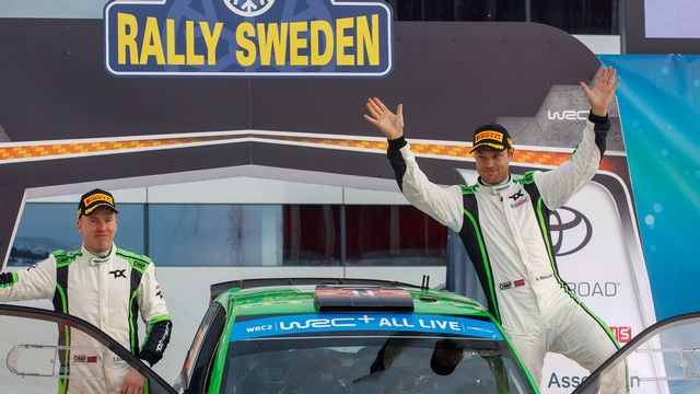 Svenska rallyt har flyttat från Värmland till Norrland. Foto: Micke Fransson/TT