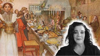 God jul! Foto: Carl Larsson, Public domain, via Wikimedia foundation