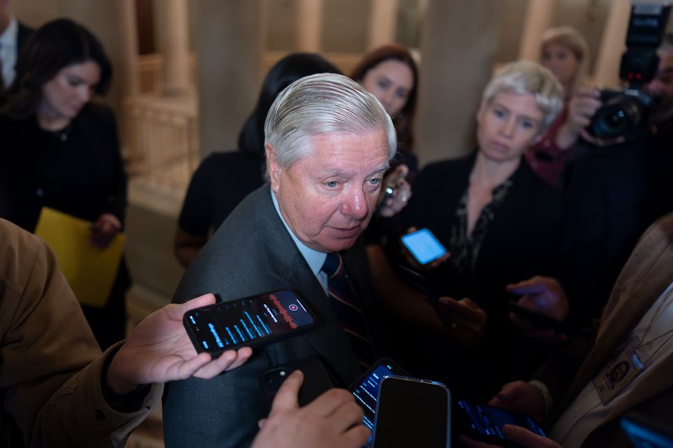 Republikanske senatorn Lindsey Graham vill ge sexköpsanklagade Matt Gaetz en chans att försöka bli justitieminister. Foto: J. Scott Applewhite/AP/TT