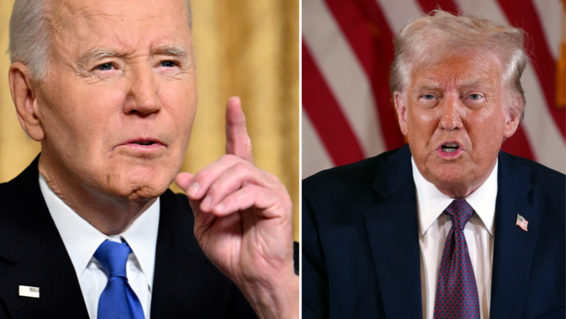 I en offentlig ordväxling gör båda presidenterna anspråk på att ha löst vapenvilan i Gaza. Foto: AP