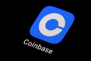 Coinbase har utretts av USA:s finansinspektion men meddelar nu att utredningen kan vara på väg att läggas ned. Arkivbild. Foto: Matt Slocum AP/TT